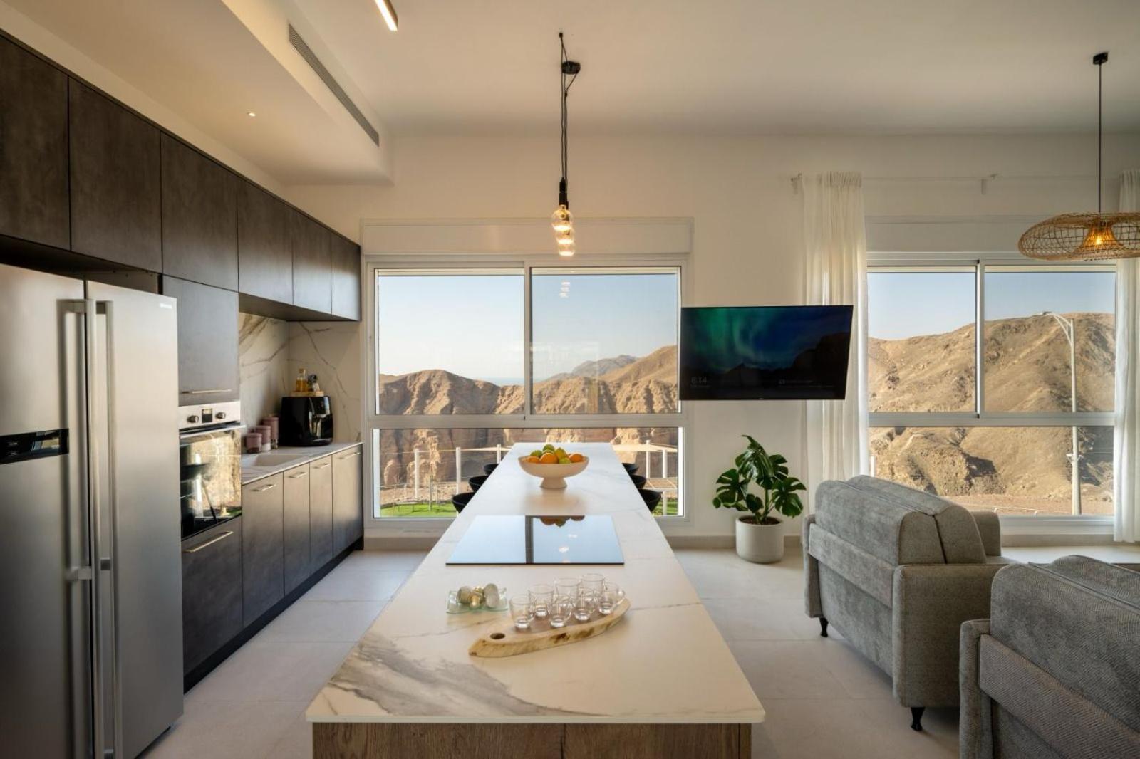 Апартаменты Mountain And Sea View - Penthouse With Private Pool Эйлат Экстерьер фото
