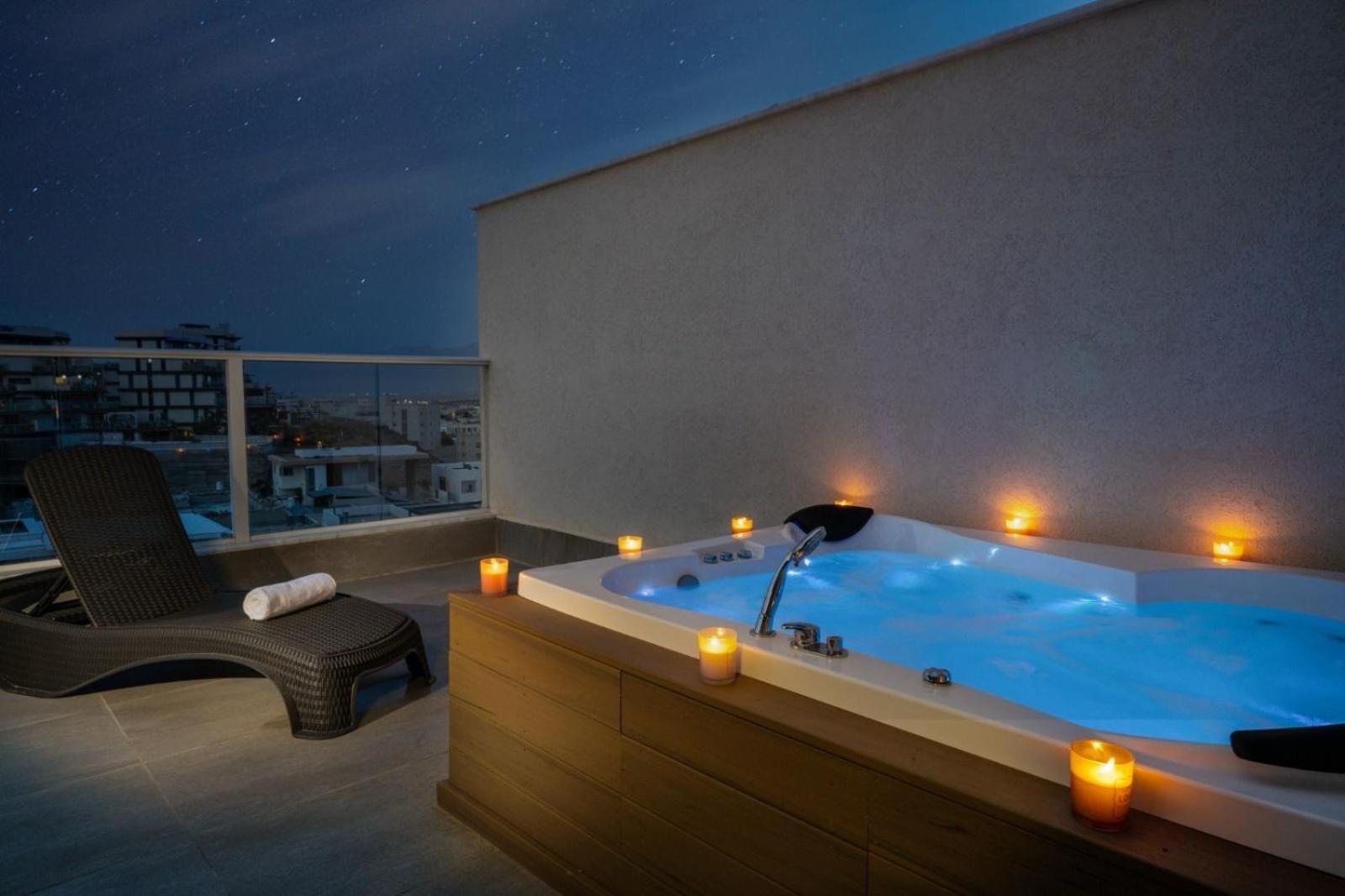 Апартаменты Mountain And Sea View - Penthouse With Private Pool Эйлат Экстерьер фото